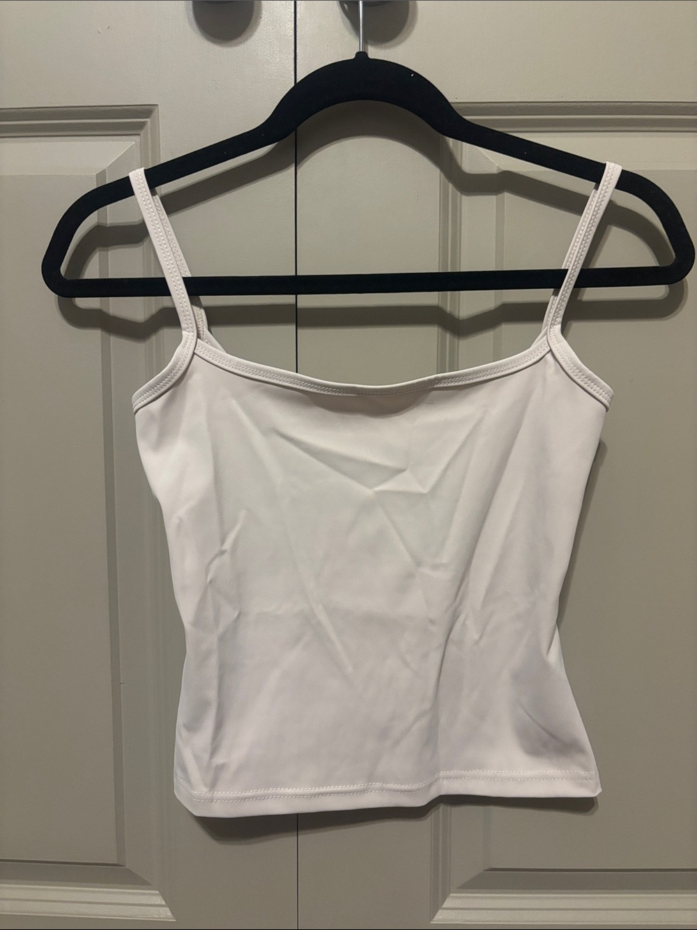 Women’s cream color Spaghetti Strap Tank Top